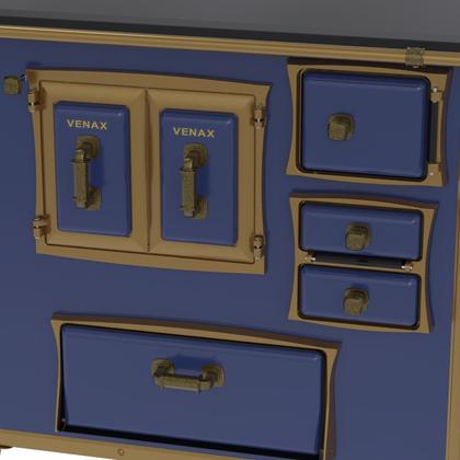 Imagem de Fogao a Lenha Venax GII n 2 Renaissance Premium Azul