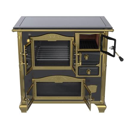 Imagem de Fogao a Lenha Venax n 1 Princess Premium Preto Gold
