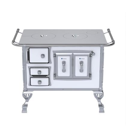 Imagem de Fogao a Lenha Venax n 1 Sec XVIII Chapa de Aluminio Branco