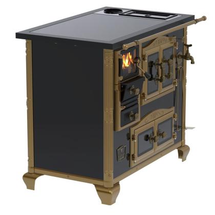 Imagem de Fogao a Lenha Venax n 2 Imperador Premium Caldeira Preto