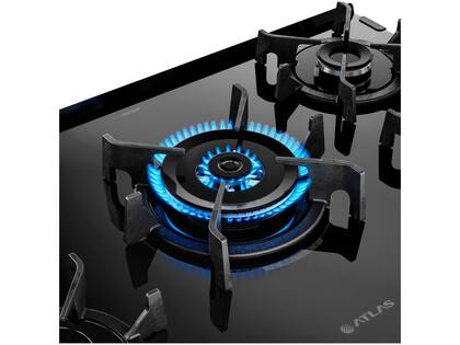 Imagem de Fogão Agile Up com Mesa de Vidro e 5 Bocas Atlas