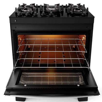 Imagem de Fogão Atlas Agile Up Glass 5Q - Preto  Pratikza