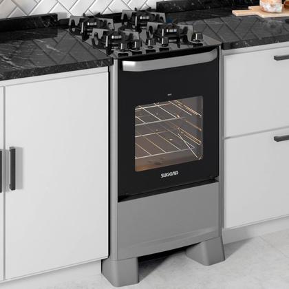 Imagem de Fogão Best Cook 4 queimadores Prata FGV405PRIX