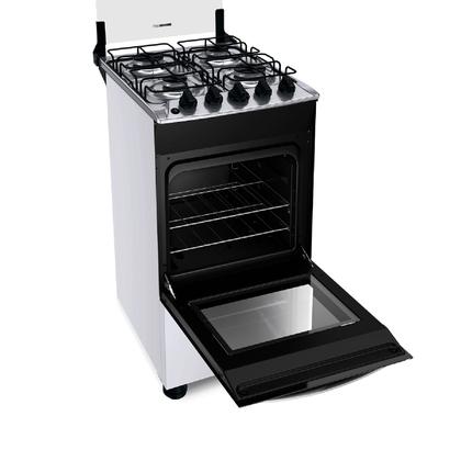 Imagem de Fogão Brastemp 4 Bocas Branco com Duas Prateleiras com Alturas Ajustáveis - BFO4NBB