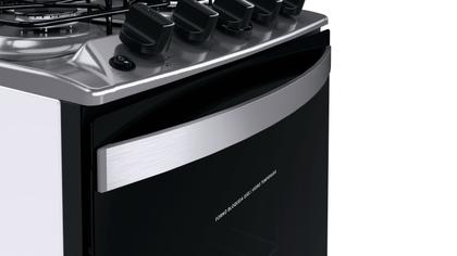 Imagem de Fogão Brastemp 4 Bocas Branco com Duas Prateleiras com Alturas Ajustáveis - BFO4NBB