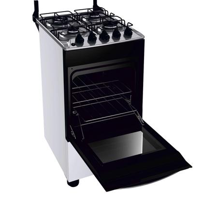 Imagem de Fogão Brastemp 4 Bocas Branco com dupla chama e grades individuais - BFO4EBB
