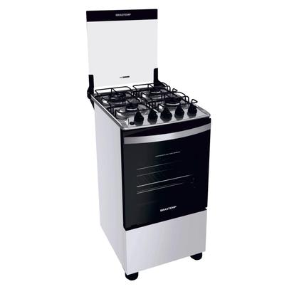 Imagem de Fogão Brastemp 4 Bocas Branco com dupla chama e grades individuais - BFO4EBB