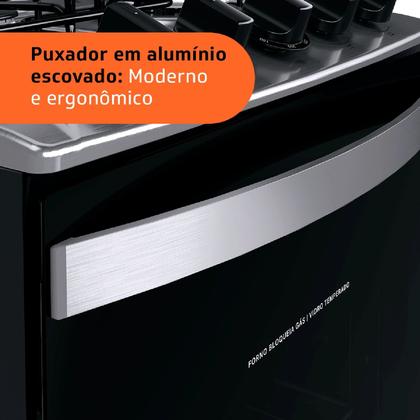 Imagem de Fogão Brastemp 4 Bocas Branco com dupla chama e grades individuais - BFO4EBB