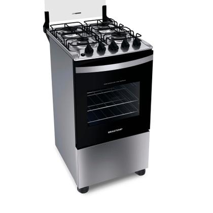 Imagem de Fogão Brastemp 4 bocas Cor inox BFO4NBR - Bivolt