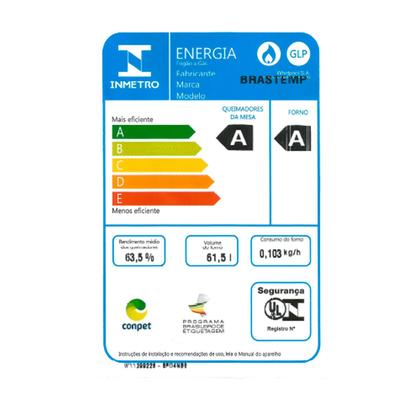 Imagem de Fogão Brastemp 4 Bocas de Embutir Inox com Dupla Chama e Grades Individuais BYO4EBR