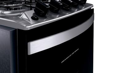 Imagem de Fogão Brastemp 4 Bocas de embutir Inox com dupla chama e grades individuais - BYO4EBR