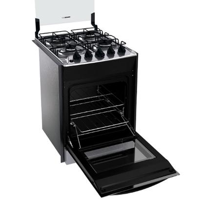 Fogão Brastemp 4 Bocas de embutir Inox com dupla chama e grades individuais - BYO4EBR Imagem de Fogão Brastemp 4 Bocas de embutir Inox com dupla chama e grades individuais - BYO4EBR