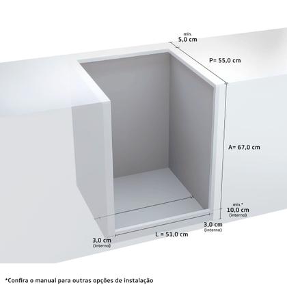 Fogão Brastemp 4 Bocas de embutir Inox com dupla chama e grades individuais - BYO4EBR Imagem de Fogão Brastemp 4 Bocas de embutir Inox com dupla chama e grades individuais - BYO4EBR