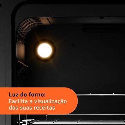 Imagem de Fogão Brastemp 4 Bocas de embutir Inox com dupla chama e grades individuais - BYO4EBR