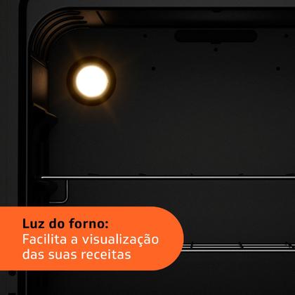 Imagem de Fogão Brastemp 4 Bocas Inox com Duas Prateleiras com Alturas Ajustáveis - BFO4NBR