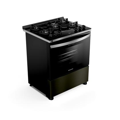 Imagem de Fogão Brastemp 5 Bocas com Mesa de Vidro Eclipse Collection, Função Air Fryer e Turbo Chama - BFS5LAP