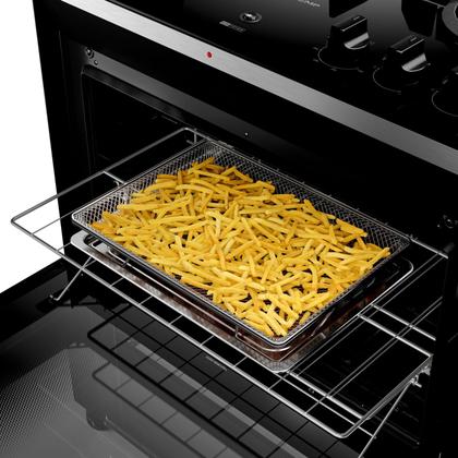 Imagem de Fogão Brastemp 5 Bocas com Mesa de Vidro Eclipse Collection, Função Air Fryer e Turbo Chama - BFS5LAP