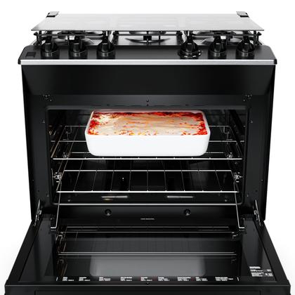 Imagem de Fogão Brastemp 5 Bocas Cor Inox Com Turbo Chama - BFS5GDR