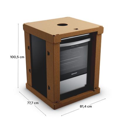 Fogão Brastemp 5 Bocas Cor Inox Com Turbo Chama - BFS5GDR Imagem de Fogão Brastemp 5 Bocas Cor Inox Com Turbo Chama - BFS5GDR