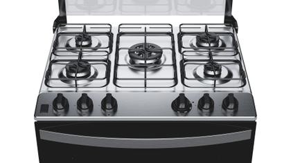 Fogão Brastemp 5 Bocas Cor Inox Com Turbo Chama - BFS5GDR Imagem de Fogão Brastemp 5 Bocas Cor Inox Com Turbo Chama - BFS5GDR