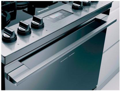 Imagem de Fogão Brastemp 5 Bocas De Embutir Cor Inox Com Mesa De Vidro E Touch Timer Com Autodesligamento - BYS5VCR 220v