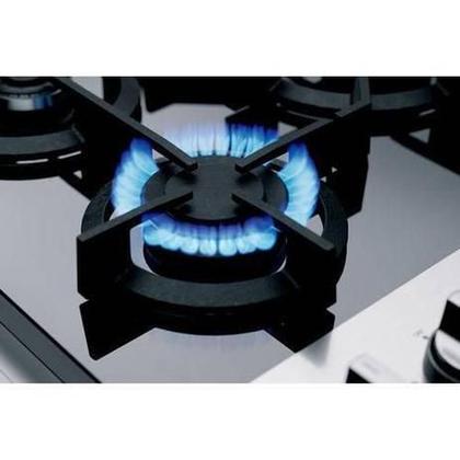 Imagem de Fogão Brastemp 5 Bocas De Embutir Cor Inox Com Mesa De Vidro E Touch Timer Com Autodesligamento - BYS5VCR 220v