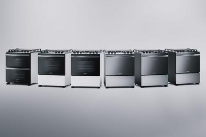 Imagem de Fogão Brastemp 5 Bocas De Embutir Cor Inox Com Turbo Chama E Touch Timer - BYS5PCR