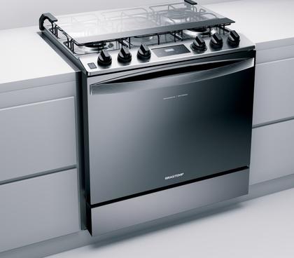 Imagem de Fogão Brastemp 5 Bocas De Embutir Cor Inox Com Turbo Chama E Touch Timer - BYS5PCR