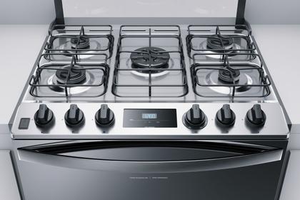 Imagem de Fogão Brastemp 5 Bocas De Embutir Cor Inox Com Turbo Chama E Touch Timer - BYS5PCR