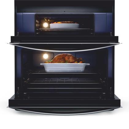 Imagem de Fogão Brastemp 5 Bocas Duplo Forno Cor Inox Com Botões Removíveis e Exclusivo Aro Protetor - BFD5NCR