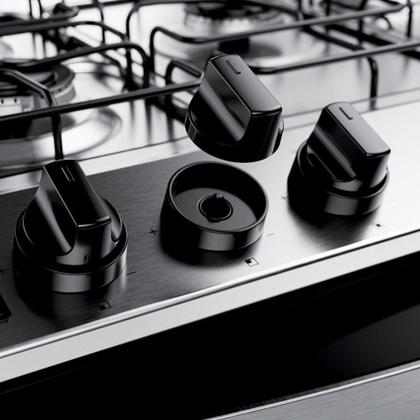 Imagem de Fogão Brastemp 5 Bocas Mesa Inox BFS5NDB Branco Bivolt