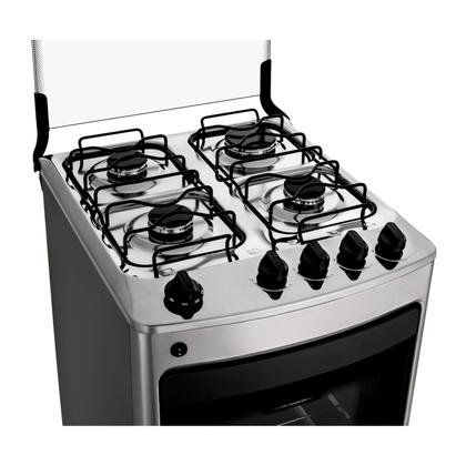 Imagem de Fogão Consul 4 bocas cor Inox com acendimento automático - CFO4NAR