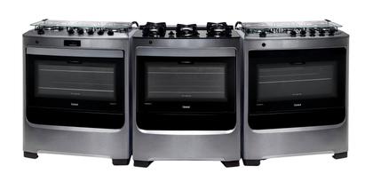 Imagem de Fogão Consul 5 bocas cor Inox com botões removíveis - CFS5NAR