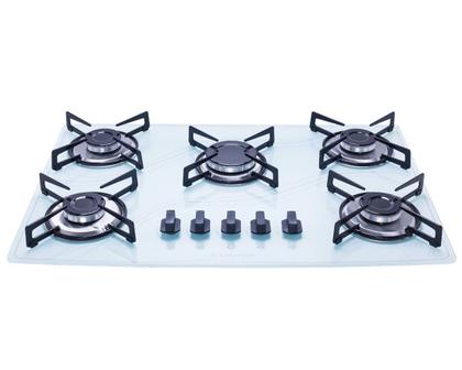 Imagem de Fogão Cooktop 5 Bocas 5Q Lines Color Branco FCB503 Safanelli
