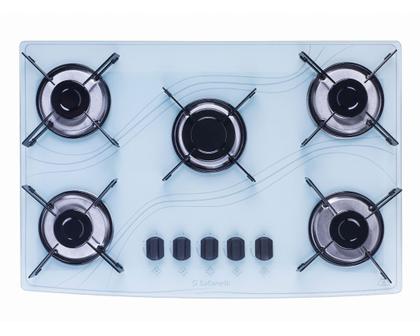 Imagem de Fogão Cooktop 5 Bocas 5Q Lines Color Branco FCB503 Safanelli