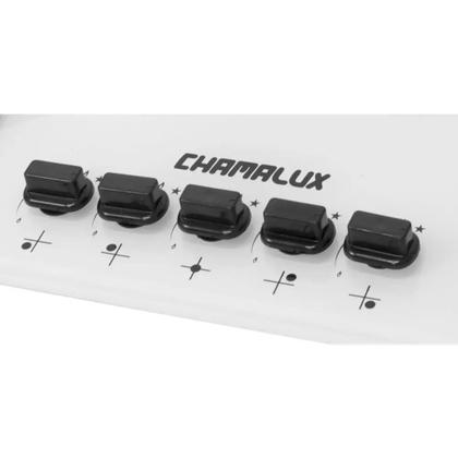 Imagem de Fogão Cooktop 5 Bocas Chamalux Tripla Chama Premium Bivolt