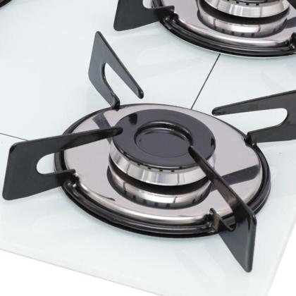Imagem de Fogão Cooktop 5 Bocas Ultra Chama Bivolt Chamalux - Branco