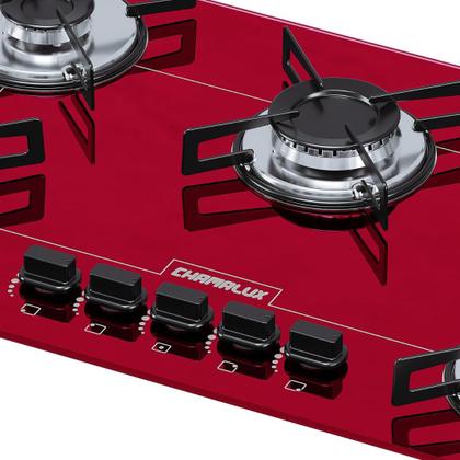 Imagem de Fogão Cooktop 5 Bocas Ultra Chama  - Chamalux
