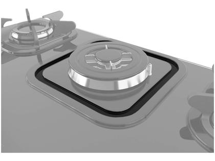 Imagem de Fogão Cooktop a Gás Mueller 601270003 5 Bocas Mesa Vidro Temperado Superautomático Bivolt