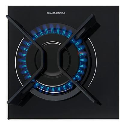 Imagem de Fogão Cooktop De Embutir 4 Bocas A Gás Chama Rápida Fischer PRETO BIVOLT