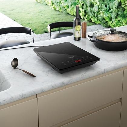 Imagem de Fogão Cooktop de Indução 1 Boca Dako Portátil Supreme Preto - 220V