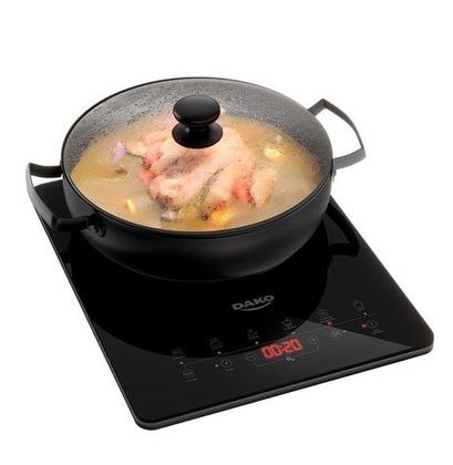 Imagem de Fogão Cooktop de Indução 1 Boca Dako Portátil Supreme Preto - 220V