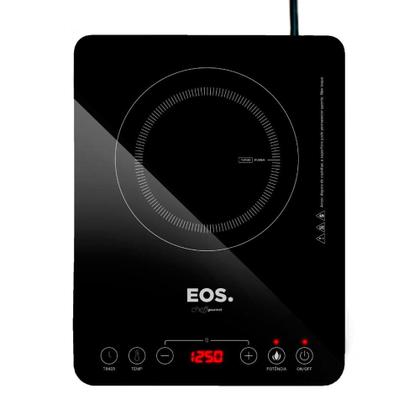 Imagem de Fogão Cooktop de Indução 1 Boca Portátil Preto 2000w Cheff Gourmet ECI01PPB Bivolt - Eos