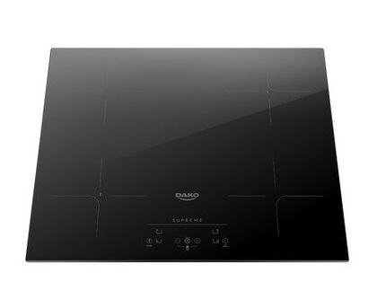Imagem de Fogão Cooktop de Indução 4 Bocas Dako Supreme com Trava de Segurança Preto 220V