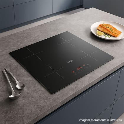 Imagem de Fogão Cooktop De Indução 4 Bocas Dako Supreme Preto 220v