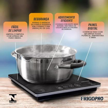 Imagem de Fogão Cooktop De Indução Elétrico De 1 Boca 1300w C1323