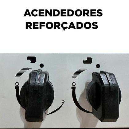 Imagem de Fogão Cooktop De Mesa Portátil A Gás 4 Bocas Braslar