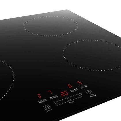 Imagem de Fogão Cooktop Elétrico Por Indução Mueller MCI014BG1 4 Bocas Mesa Vitrocerâmico