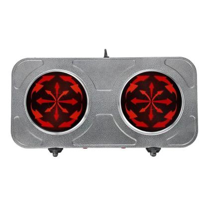 Imagem de Fogão Cooktop Elétrico Portátil Camping Sem Gás Prático Resistente Lenoxx PFE353 Cinza 220v