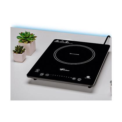 Imagem de Fogão Cooktop Fischer 1Q por Indução Mesa Vitrocerâmica Painel Touch Screen